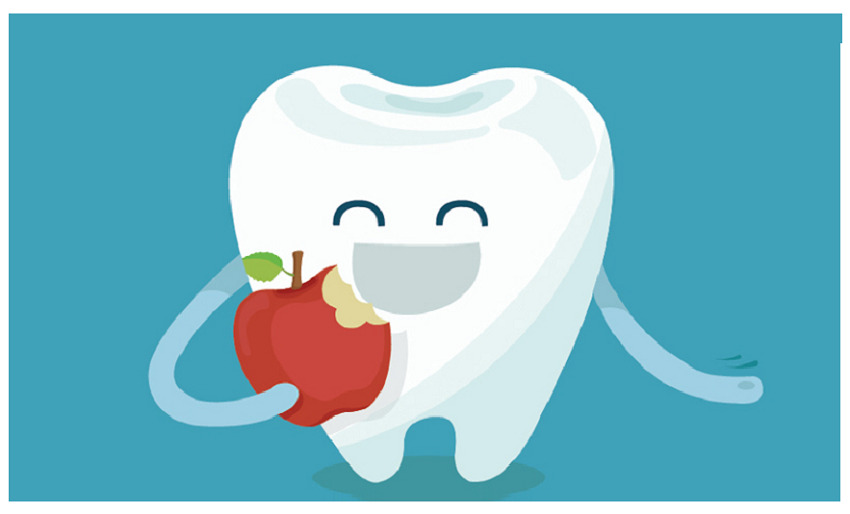 Alimentos para mejorar la salud dental.